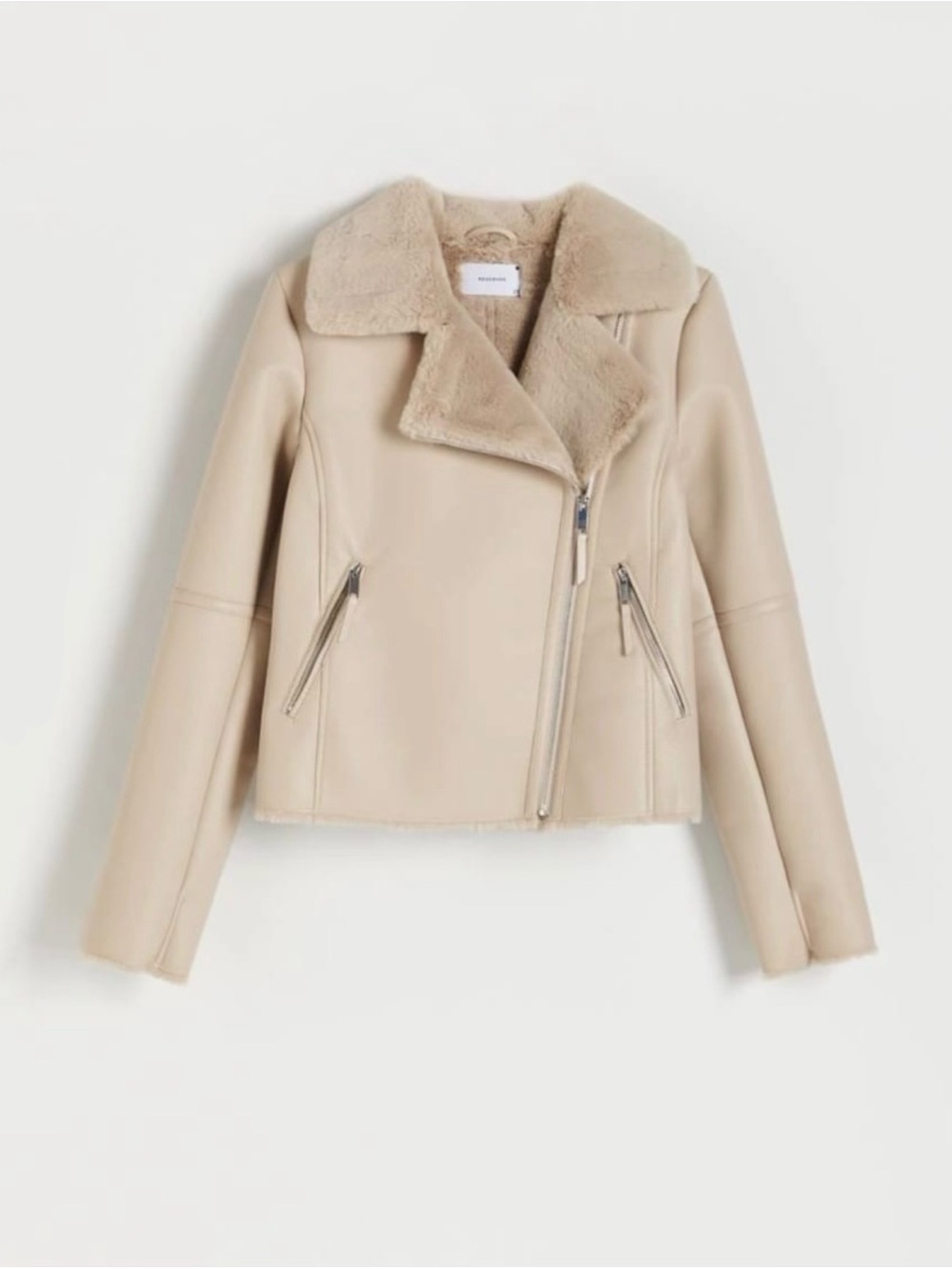 Faux leather jacket